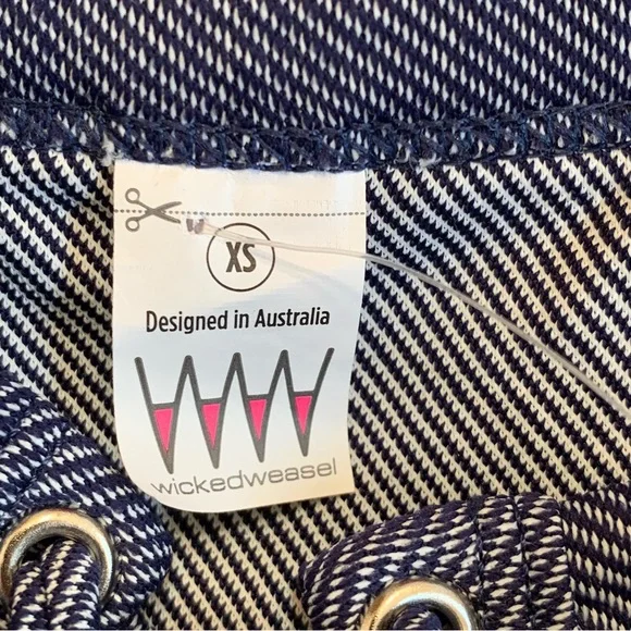 *NWT* Wicked Weasel Rebel Denim Dress - Picture 8 of 9